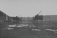 Archived Images\P_numbers\P1-P500\22P.07.jpg; 22P; Deepening of Port Henry Harbour, Peterhead, 1931; photograph album